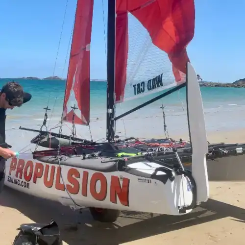 Formula 18 for sale - (Hobie Cat WildCat) Bretagne / Saint-Lunaire
